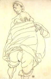 Coppia lesbica da Egon Schiele